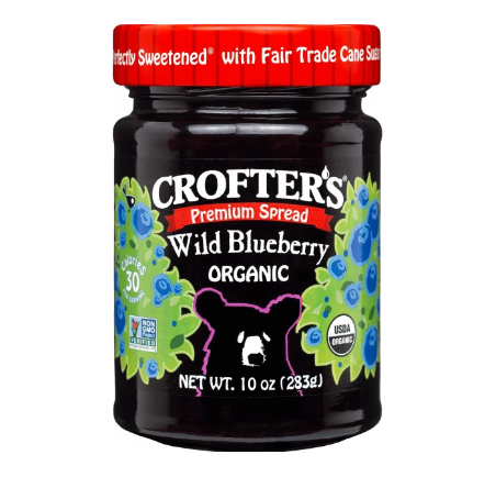 Crofter's Organic Just Fruit Blueberry, 235mL