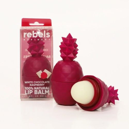 Rebel's Refinery Pineapple Lip Balm Wht Choc/Rspbrry, 7g