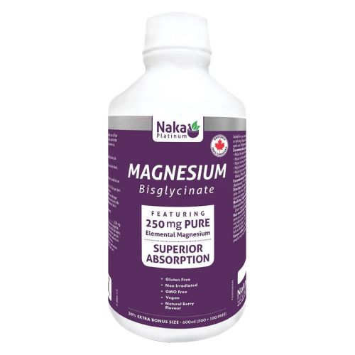 Naka Platinum Magnesium Bisglycinate, 600ml