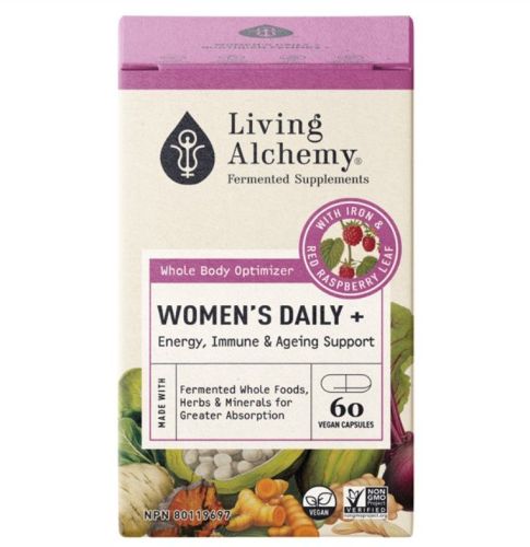 Living Alchemy  Whole Body Optimizer, Women's Daily+, Energy, Immune & Aging, 60ct