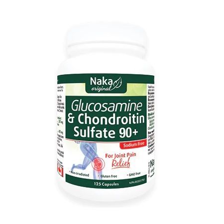 Naka Original Glucosamine Chondroitin, 125 Capsules