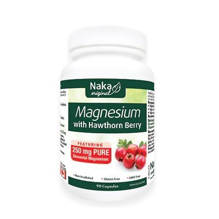 Naka Original Magnesium with Hawthorn Berry, 90 Capsules