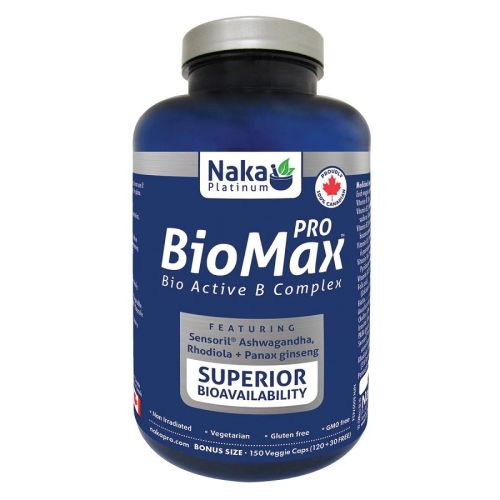 Naka Platinum Pro BioMax B Complex, 150 V-Capsules