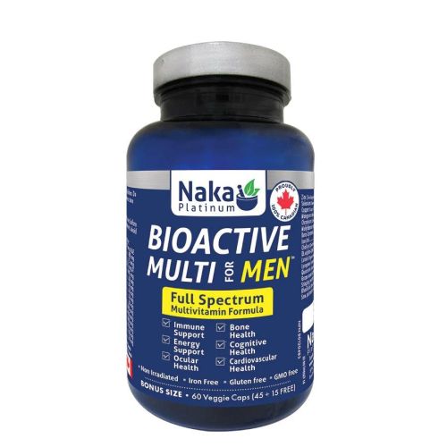 Naka Platinum Bioactive Multi for Men, 60 V-Capsules