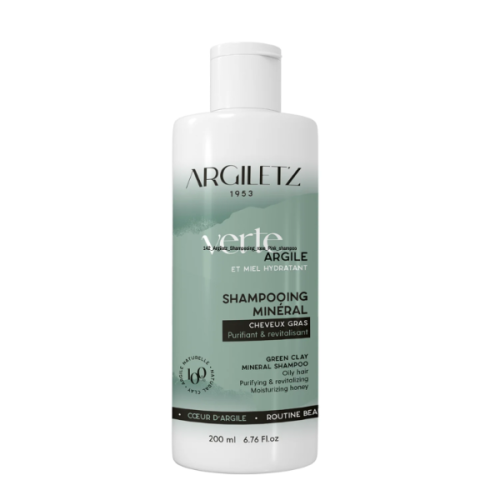 Argiletz Shampoo Oily Hair - Green Clay, 200 ml