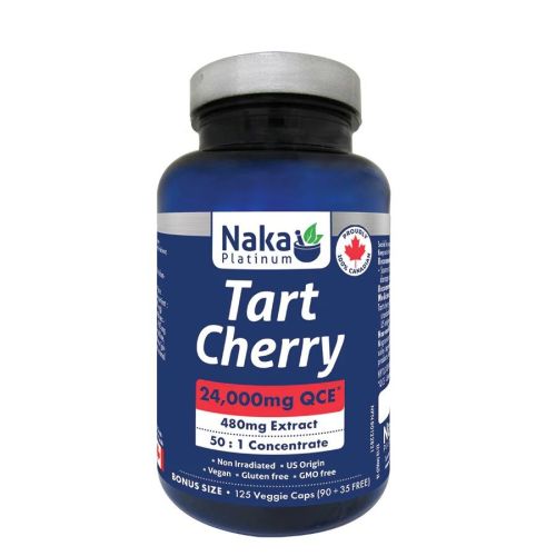Naka Platinum Tart Cherry, 125 V-Capsules