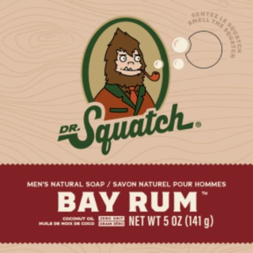 Dr. Squatch Bay Rum Soap, 141g