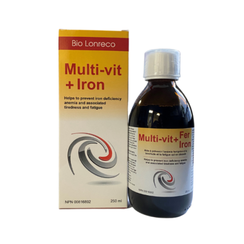 Bio Lonreco Multi-vit + Iron, Drinkable ampoules - 250 ml