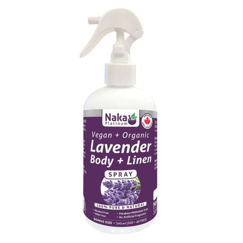 Naka Platinum Lavender (Body + Linen) Spray, 340ml