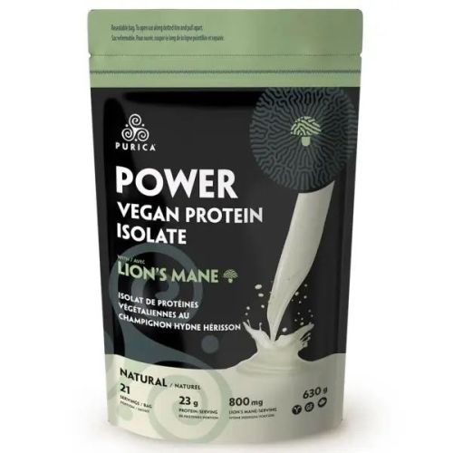 PURICA Power Vegan Protein with Lion's Mane - Natural (30g)