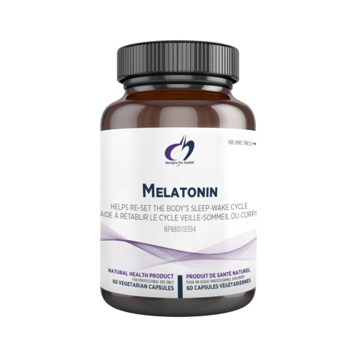 Designs for Health Melatonin, 60 Veg Capsules