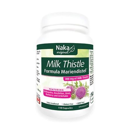 Naka Original Milk Thistle Formula Mariendistel, 110 Capsules