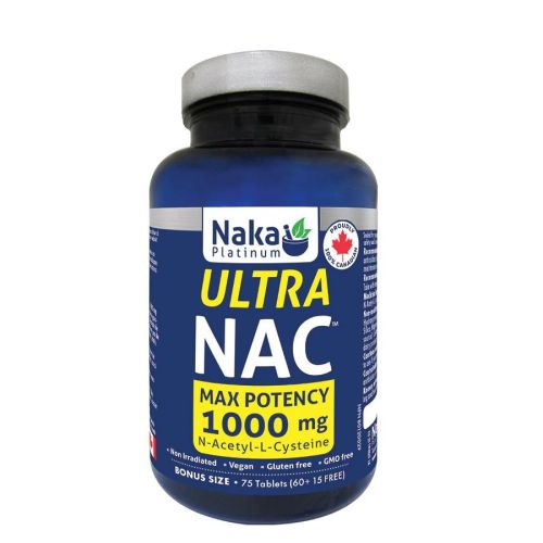 Naka Platinum Ultra NAC, 75 Tablets