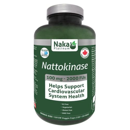 Naka Platinum Nattokinase, 150 Dr V-Capsules