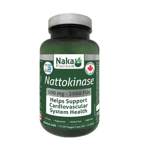 Naka Platinum Nattokinase, 75 Dr V-Capsules