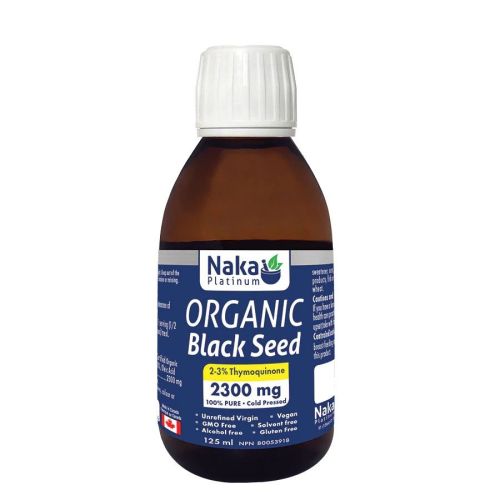 Naka Platinum Organic Black Seed Oil, 125ml