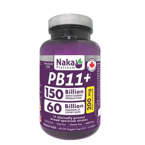 Naka Platinum PB11+, 40 Dr V-Capsules