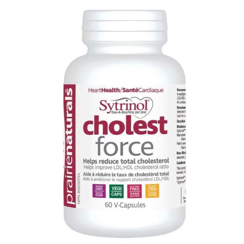 Prairie Naturals Sytrinol Cholest-Force, 60 V-Capsules