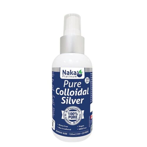 Naka Platinum Pure Colloidal Silver, 120ml