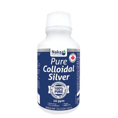 Naka Platinum Pure Colloidal Silver, 250ml