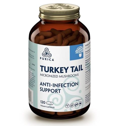 PURICA Turkey Tail, 120 Capsules