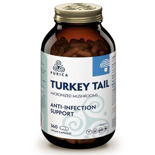 PURICA Turkey Tail, 360 Capsules