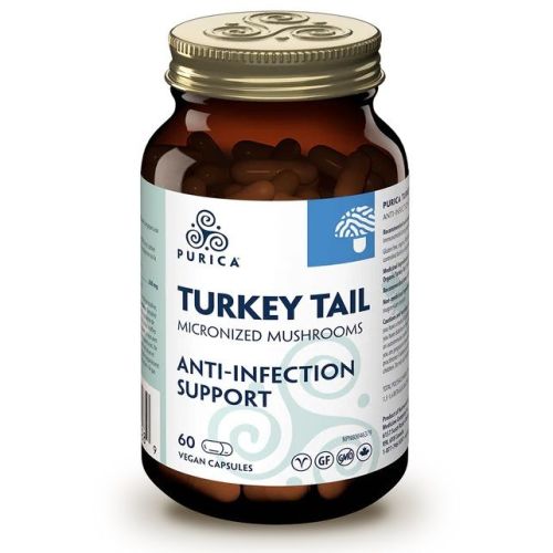 PURICA Turkey Tail, 60 Capsules