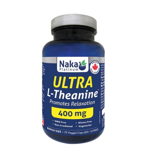Naka Platinum Ultra L-Theanine, 75 V-Capsules