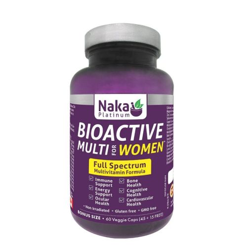 Naka Platinum Bioactive Multi for Women, 60 V-Capsules