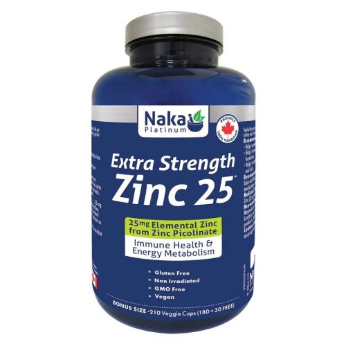 Naka Platinum Zinc 25 Picolinate, 210 V-Capsules