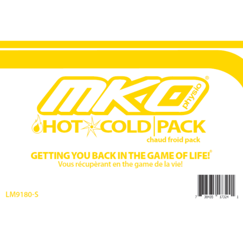 MKO Hot/Cold Pack 60-LM9180-S Reusable Yellow, 4"X6"