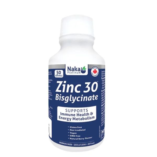 Naka Platinum Zinc 30 Bisglycinate